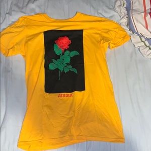Yellow Rose “amour” shirt